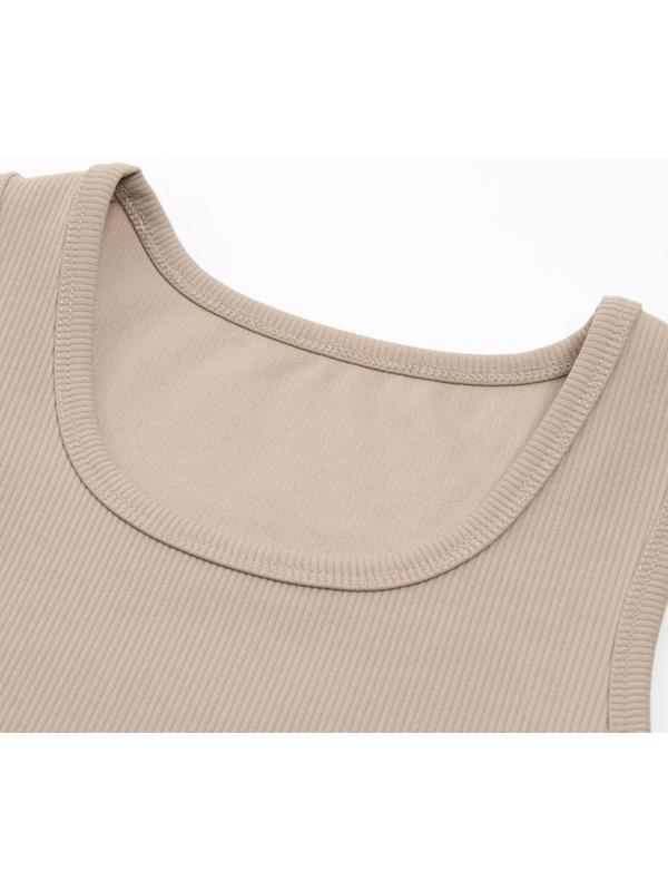 Топ спортивный женский MINAKU цвет бежевый, р-р 48