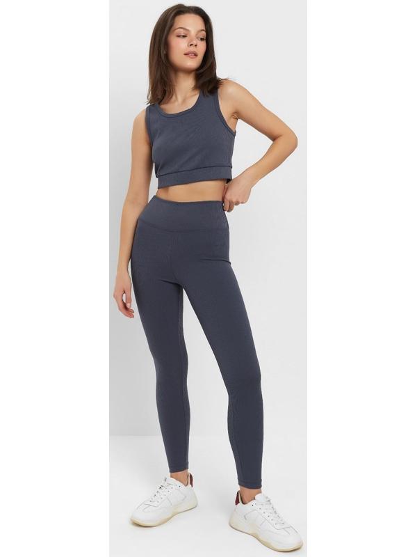 Топ спортивный женский MINAKU цвет графит, р-р 46