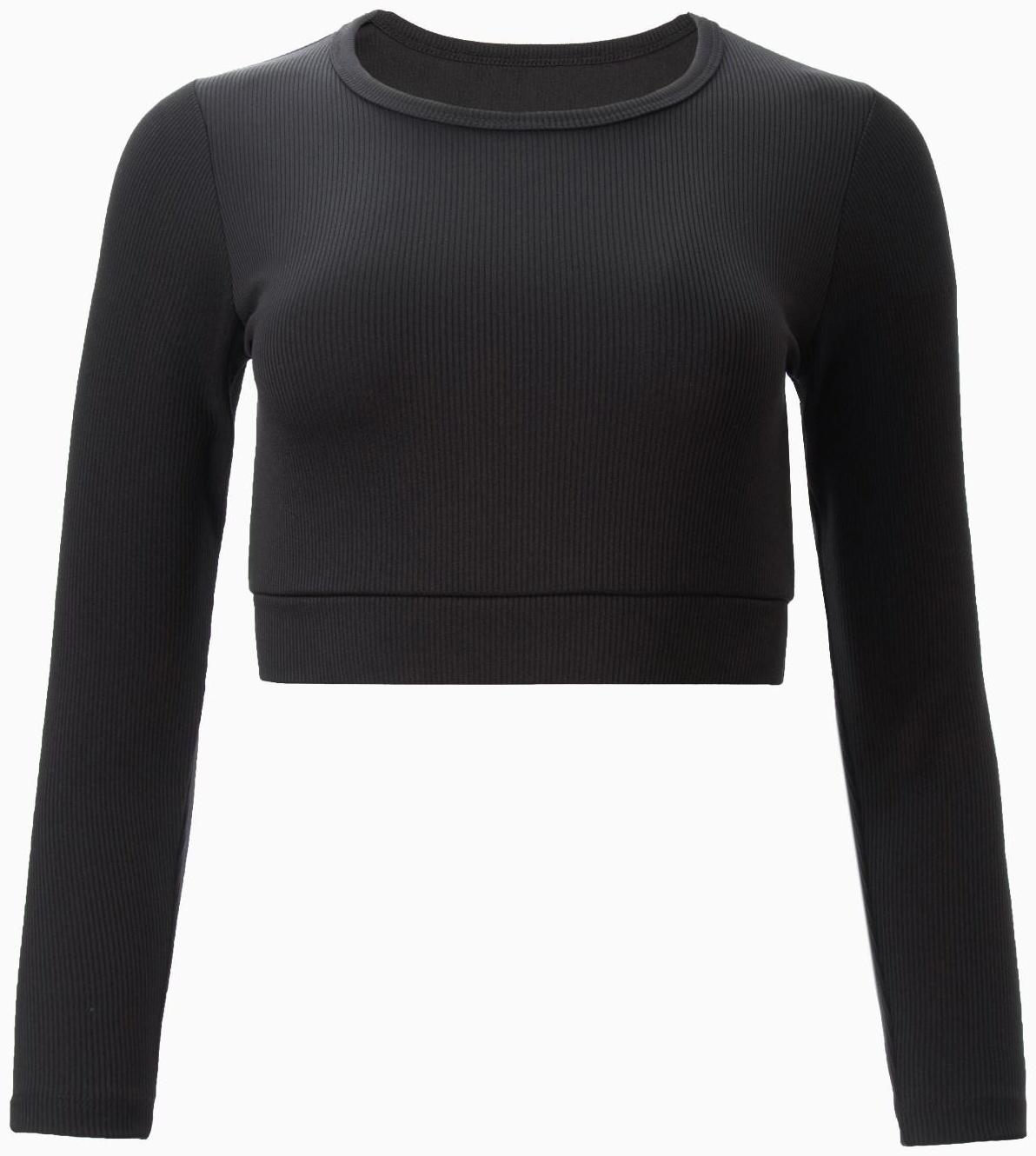 Топ (рашгард) спортивный женский MINAKU цвет черный, р-р 46