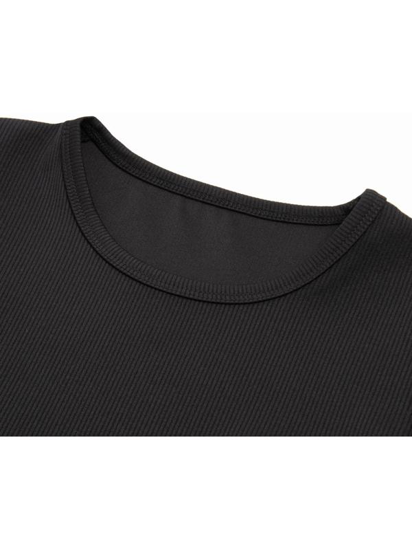 Топ (рашгард) спортивный женский MINAKU цвет черный, р-р 46