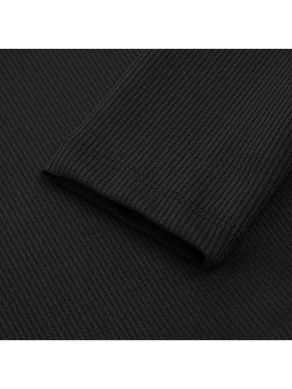 Топ (рашгард) спортивный женский MINAKU цвет черный, р-р 46