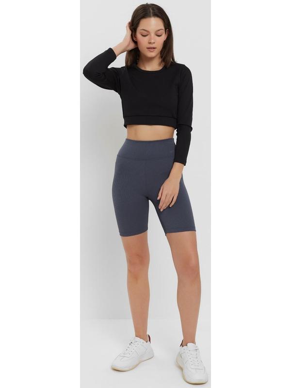 Топ (рашгард) спортивный женский MINAKU цвет черный, р-р 46