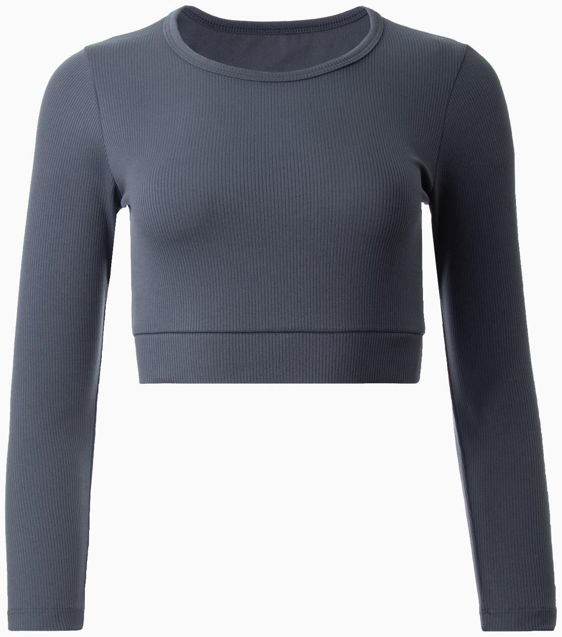 Топ (рашгард) спортивный женский MINAKU цвет графит, р-р 46