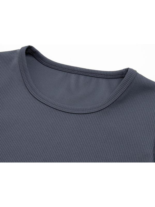 Топ (рашгард) спортивный женский MINAKU цвет графит, р-р 46