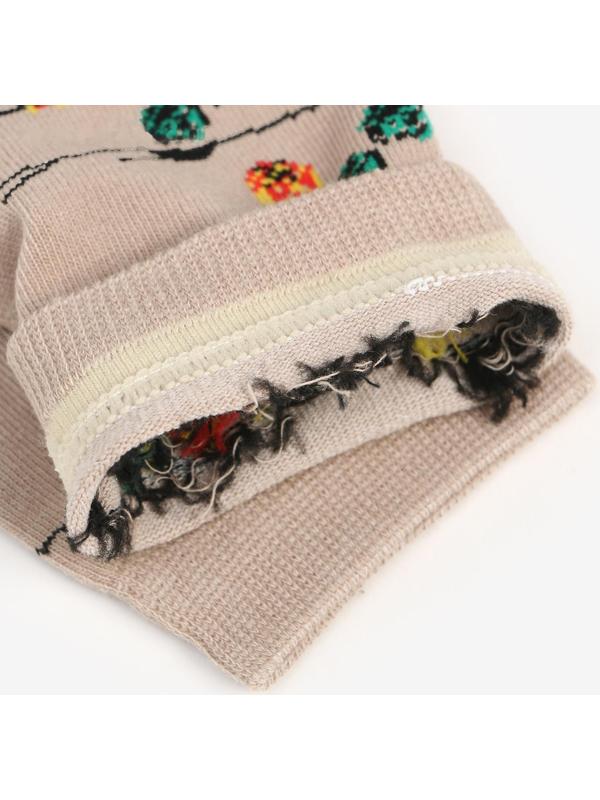 Носки мужские, цвет хакки бежевый/танки, размер 42-43