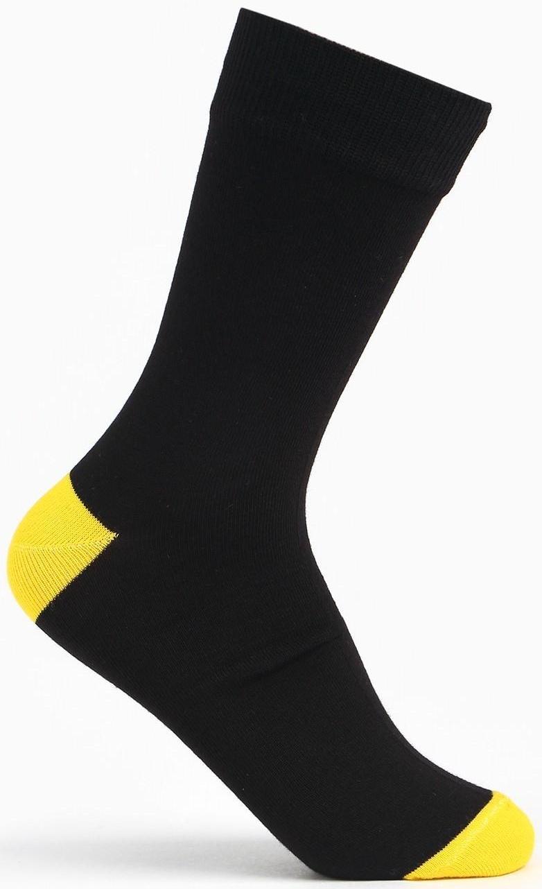 Набор носков мужских (2 пары), цвет синий/чёрный, размер 42-43