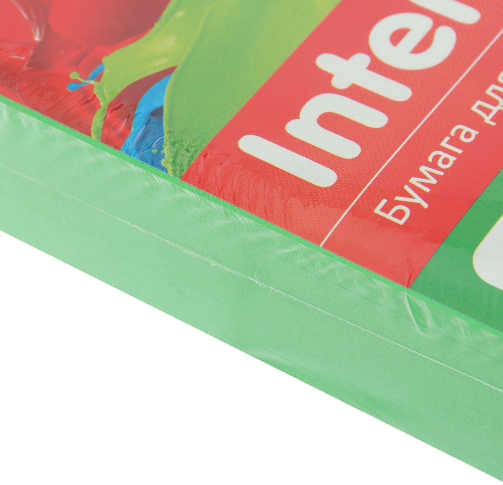 Бумага цветная А4 500л Calligrata Интенсив Зеленый 80г/м2