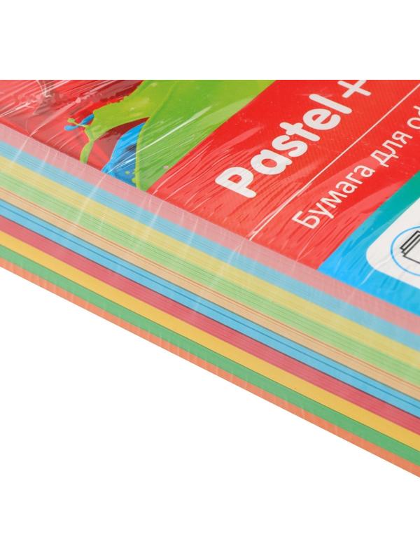 Бумага цветная А4 500л Calligrata Пастель + интенсив МИКС 10цв 80г/м2