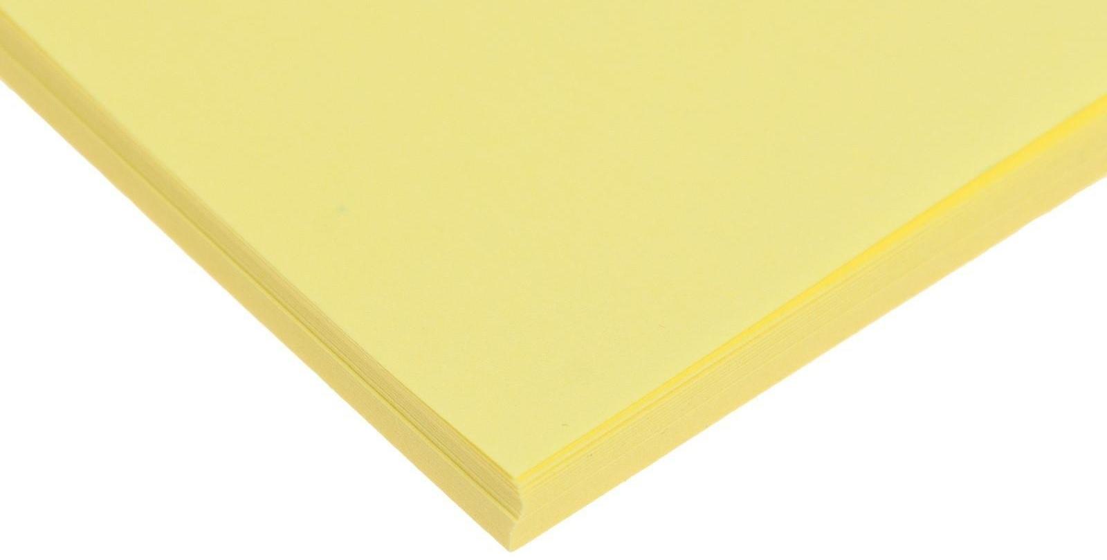 Бумага цветная А4 50л Calligrata Умеренный интенсив Желтый 80г/м2