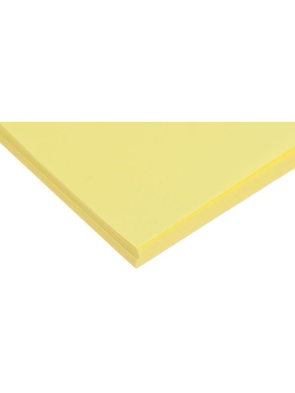 Бумага цветная А4 50л Calligrata Умеренный интенсив Желтый 80г/м2