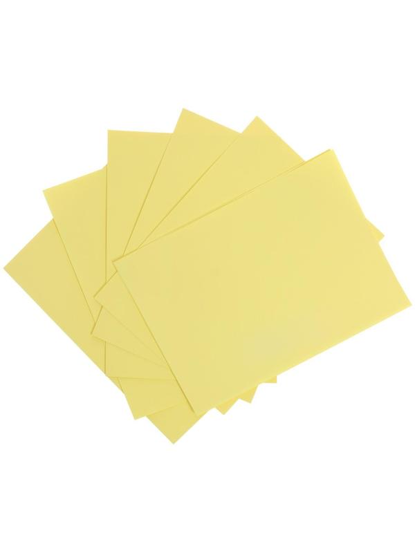 Бумага цветная А4 50л Calligrata Умеренный интенсив Желтый 80г/м2