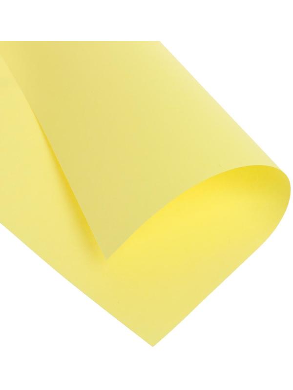 Бумага цветная А4 50л Calligrata Умеренный интенсив Желтый 80г/м2