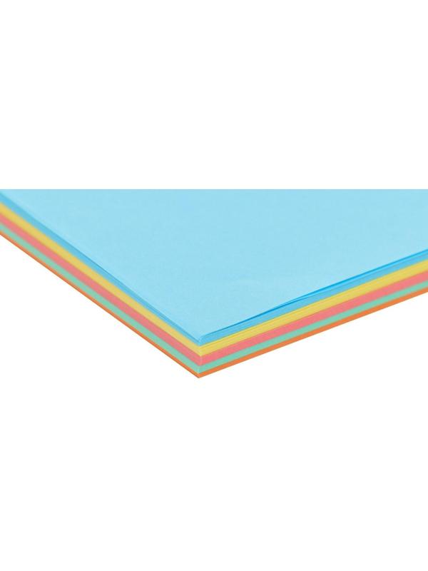 Бумага цветная А4 100л Calligrata Умеренный интенсив МИКС 5цв 80г/м2