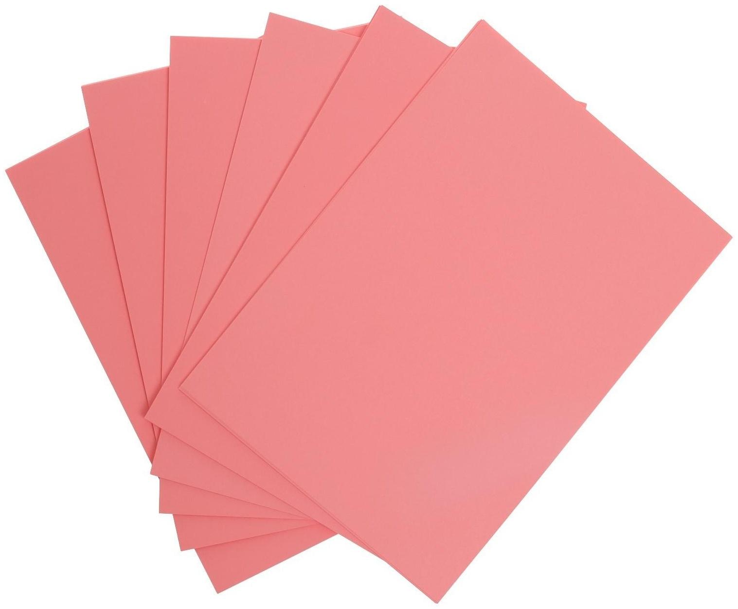 Бумага цветная А4 100л Calligrata Умеренный интенсив Розовый 80г/м2