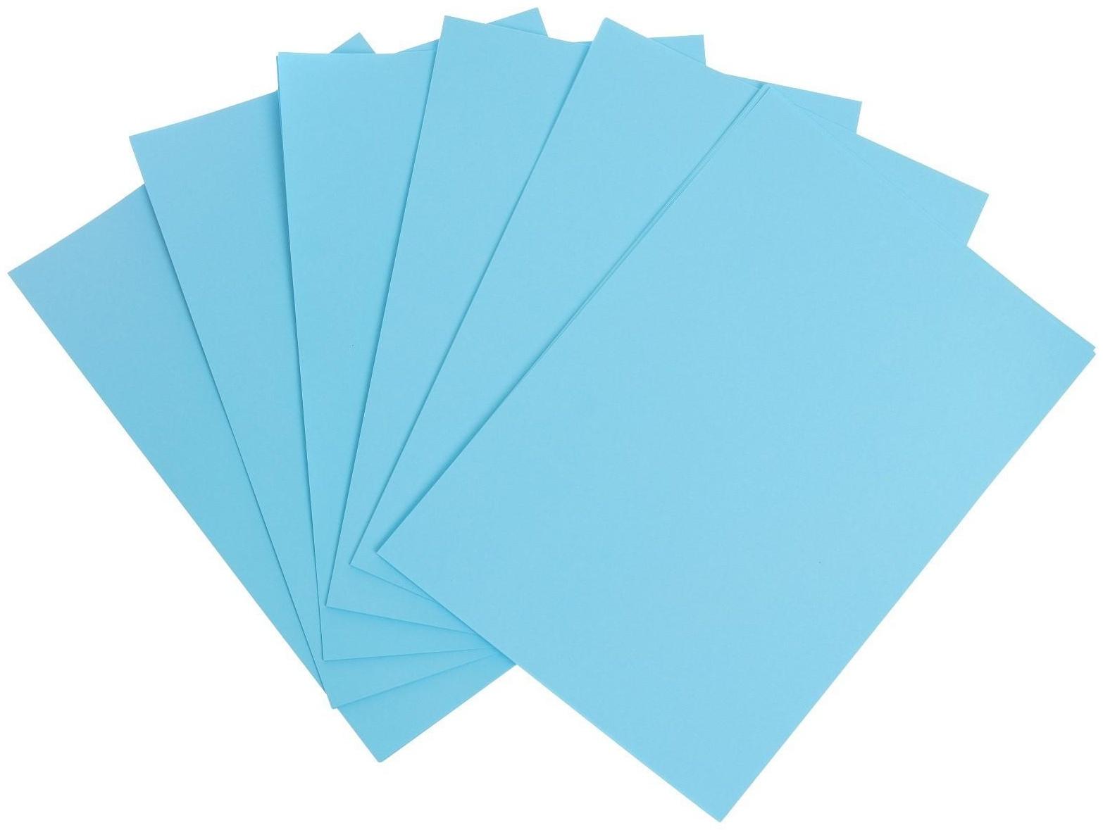 Бумага цветная А4 100л Calligrata Умеренный интенсив Синий 80г/м2