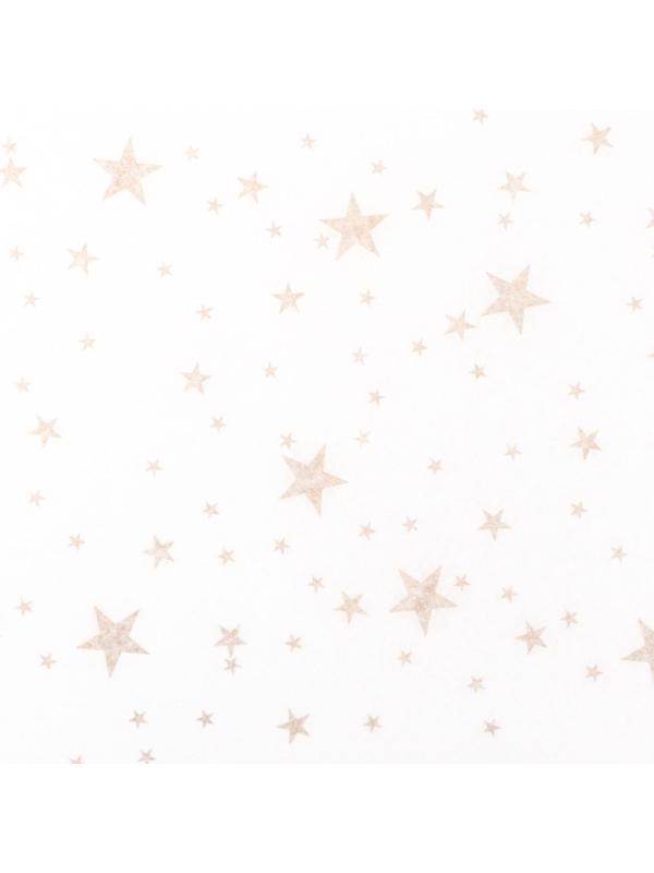 Бумага силиконизированная «Звёзды», золотые 0,38 х 5 м