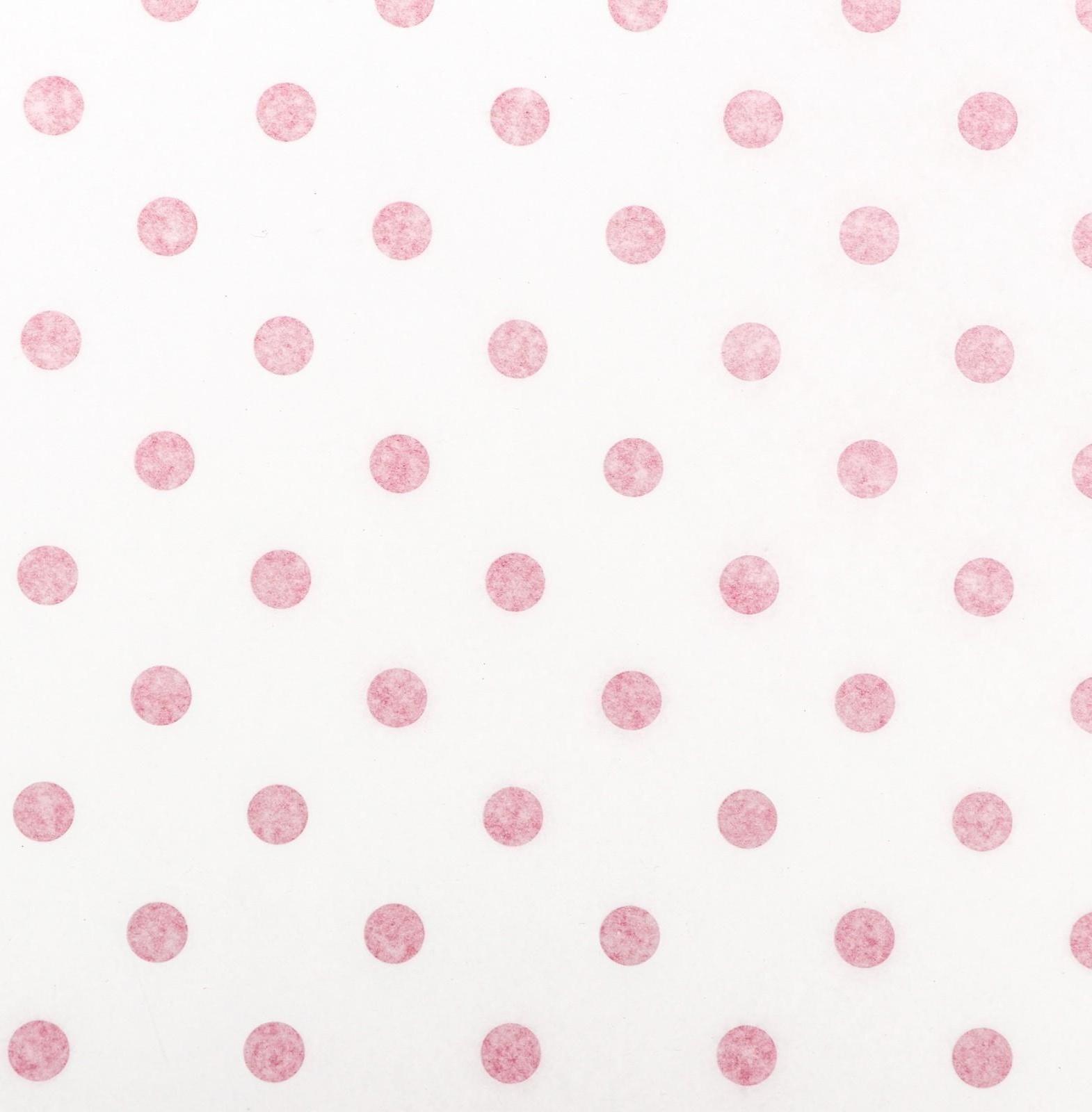 Бумага силиконизированная «Горох», малиновый, 0,38 х 5 м