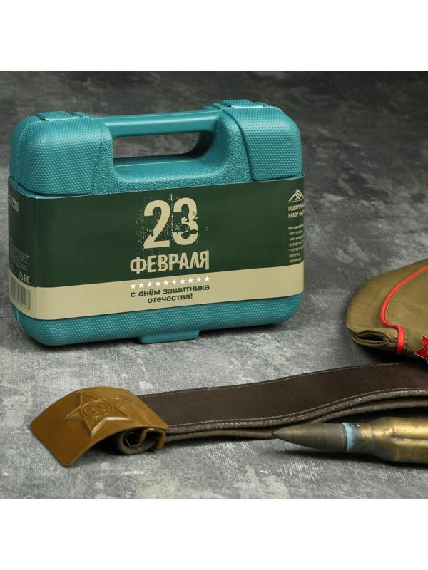 Набор инструментов в подарочном кейсе к 23 февраля ЛОМ, 7 предметов