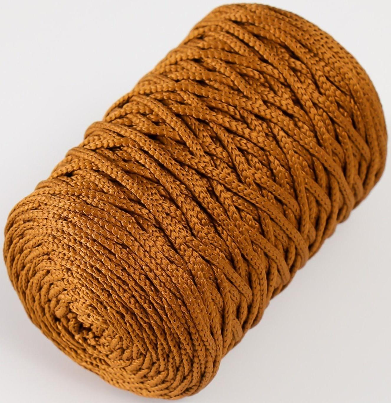 Шнур для вязания 100% полиэфир 3мм 100м/200±20гр (10-бронза)