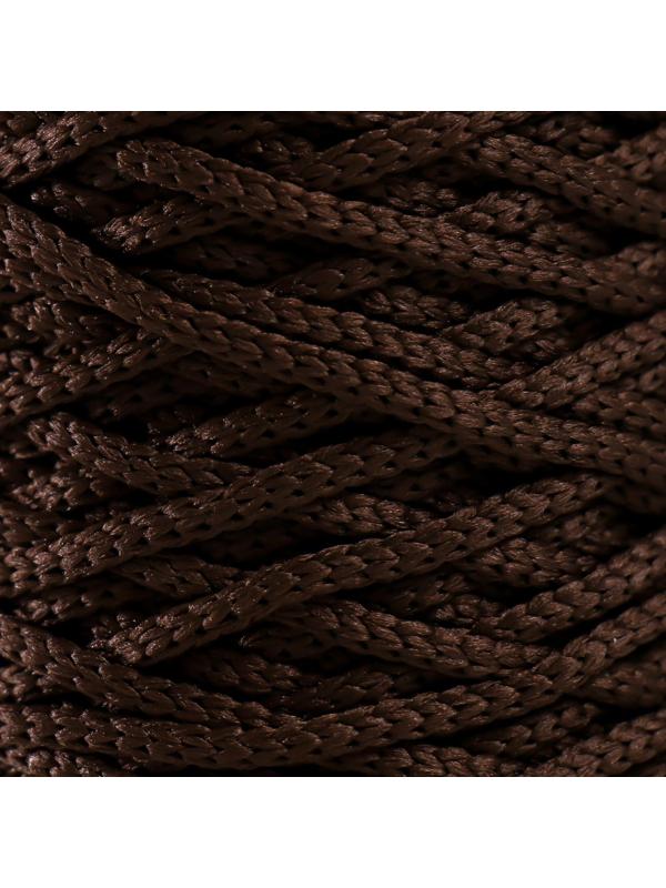 Шнур для вязания 100% полиэфир 3мм 100м/200±20гр (11-шоколад)