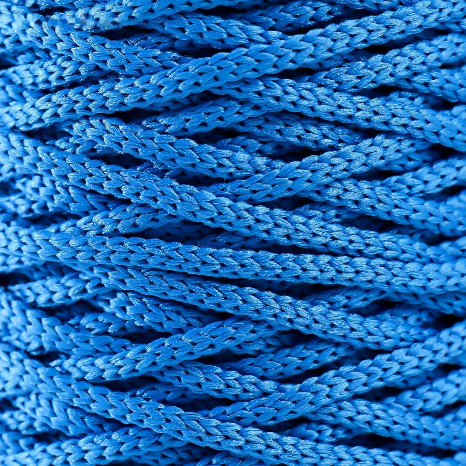 Шнур для вязания 100% полиэфир 3мм 100м/200±20гр (21-василек)