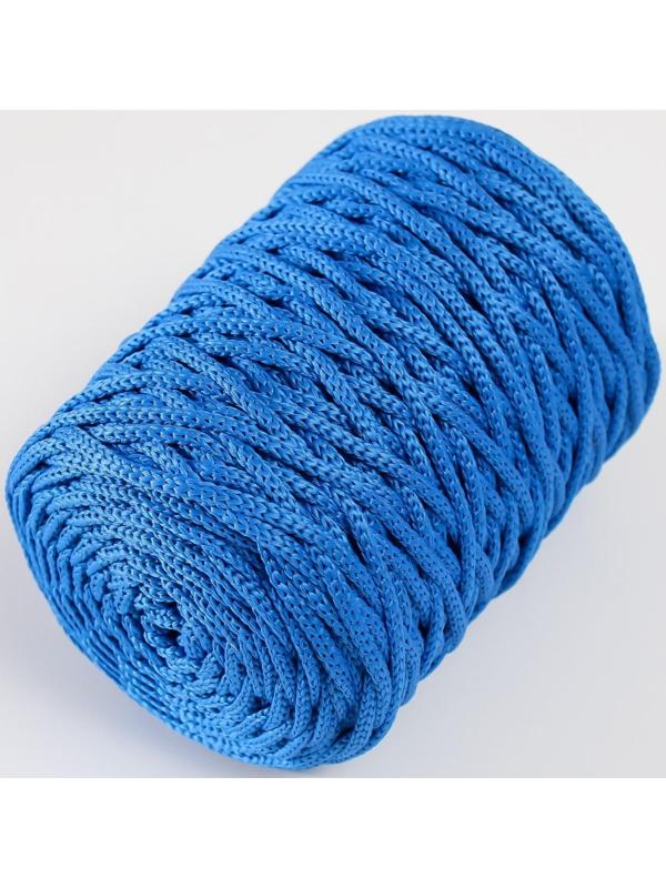 Шнур для вязания 100% полиэфир 3мм 100м/200±20гр (21-василек)