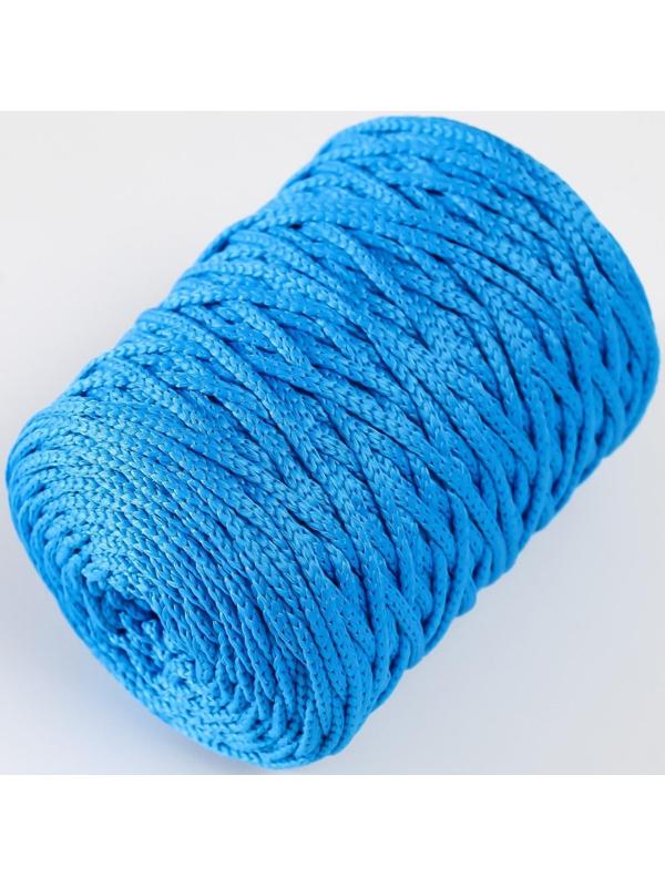 Шнур для вязания 100% полиэфир 3мм 100м/200±20гр (22-бирюза)