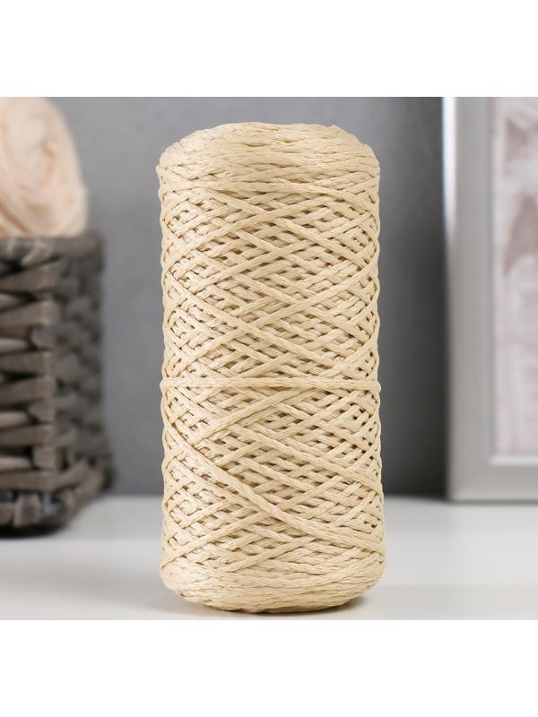 Шнур для вязания 100% полиэфир 1мм 200м/75±10гр (04-бежевый)