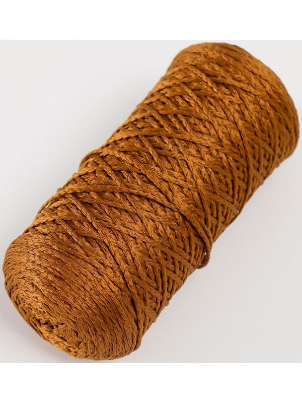 Шнур для вязания 100% полиэфир 1мм 200м/75±10гр (10-бронза)