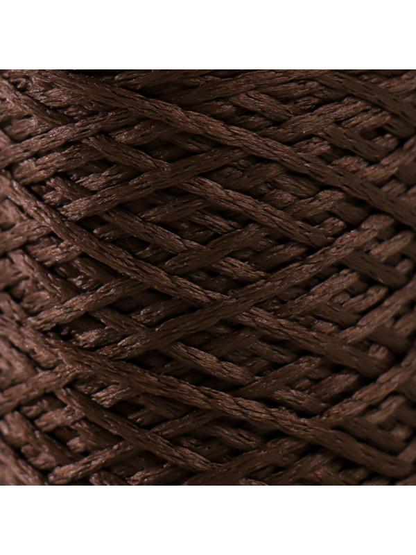 Шнур для вязания 100% полиэфир 1мм 200м/75±10гр (11-шоколад)