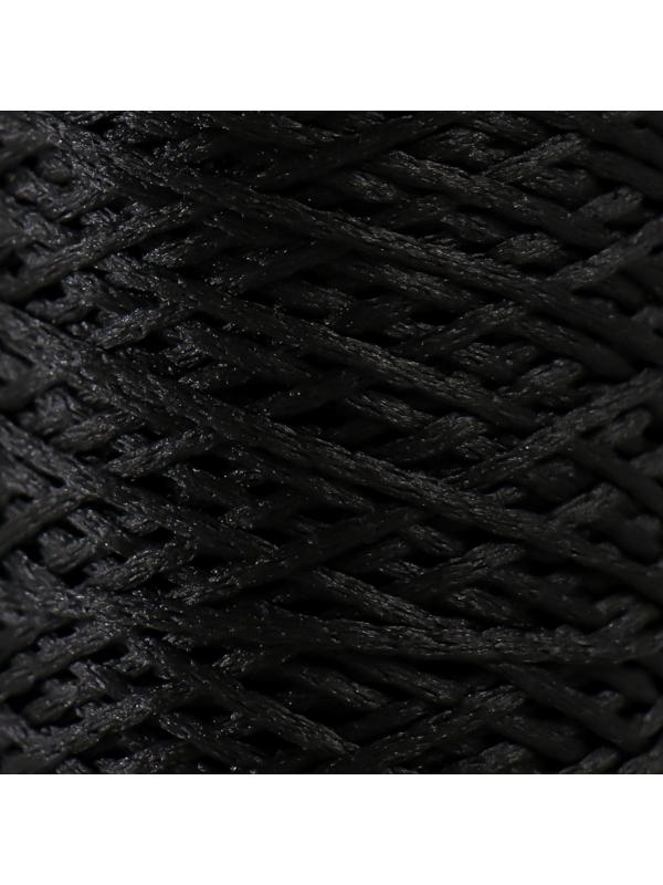 Шнур для вязания 100% полиэфир 1мм 200м/75±10гр (13-черный)
