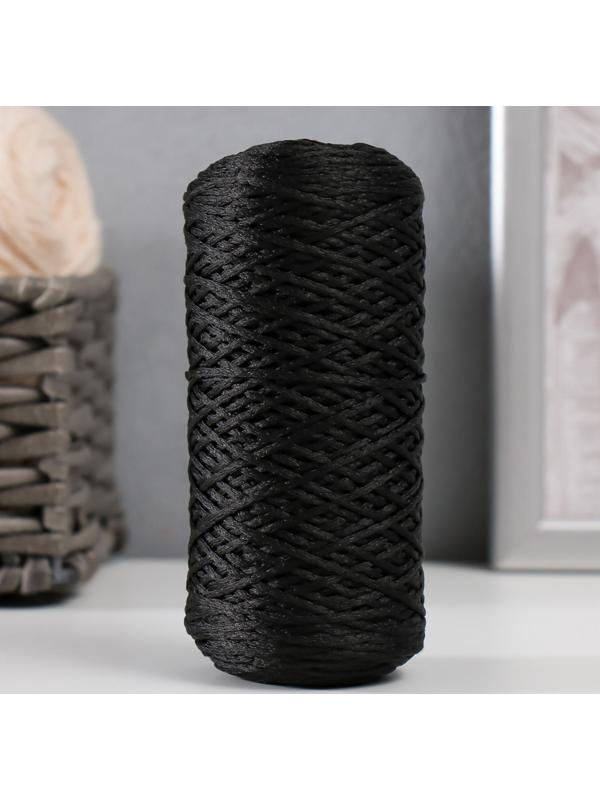 Шнур для вязания 100% полиэфир 1мм 200м/75±10гр (13-черный)