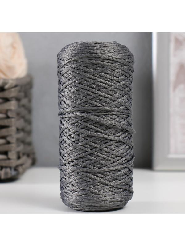 Шнур для вязания 100% полиэфир 1мм 200м/75±10гр (16-сталь)