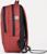 Рюкзак на молнии, наружный карман, цвет красный