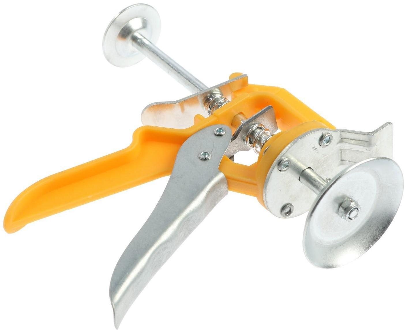 Регулятор высоты плитки ТУНДРА, пластиковая ручка, диапазон 10 - 95 мм