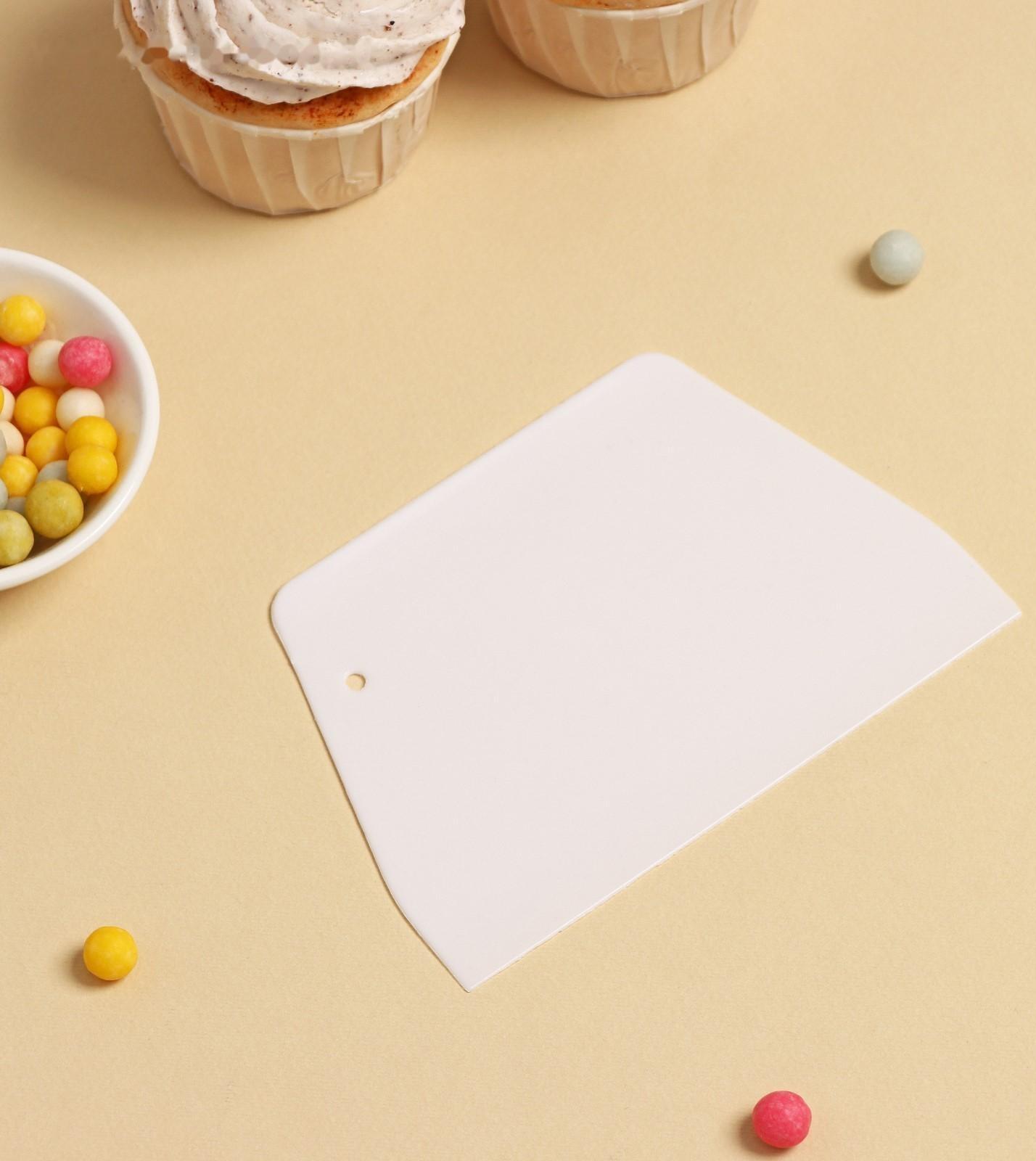 Шпатель кондитерский прямой, 13×8,8 см