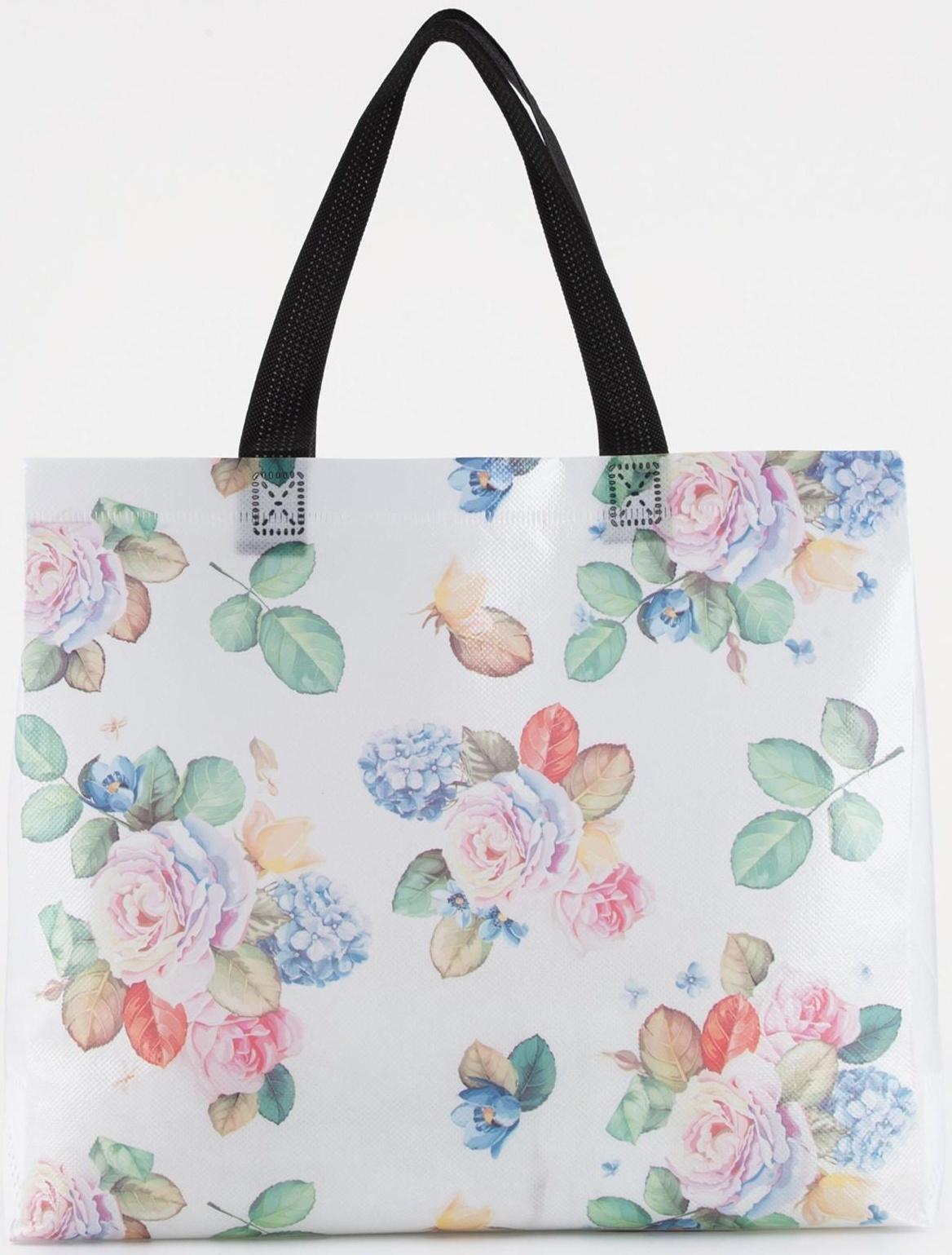 Сумка хозяйственная без молнии, 8 л, цвет белый