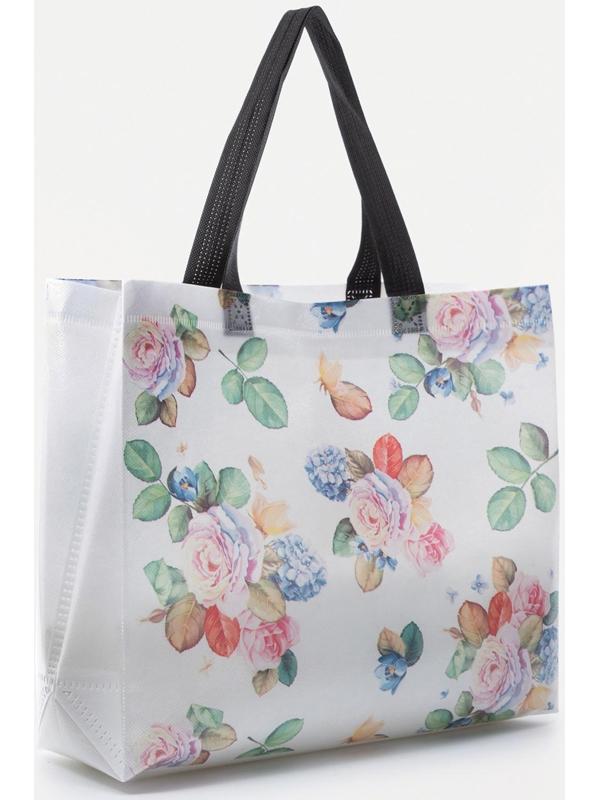 Сумка хозяйственная без молнии, 8 л, цвет белый