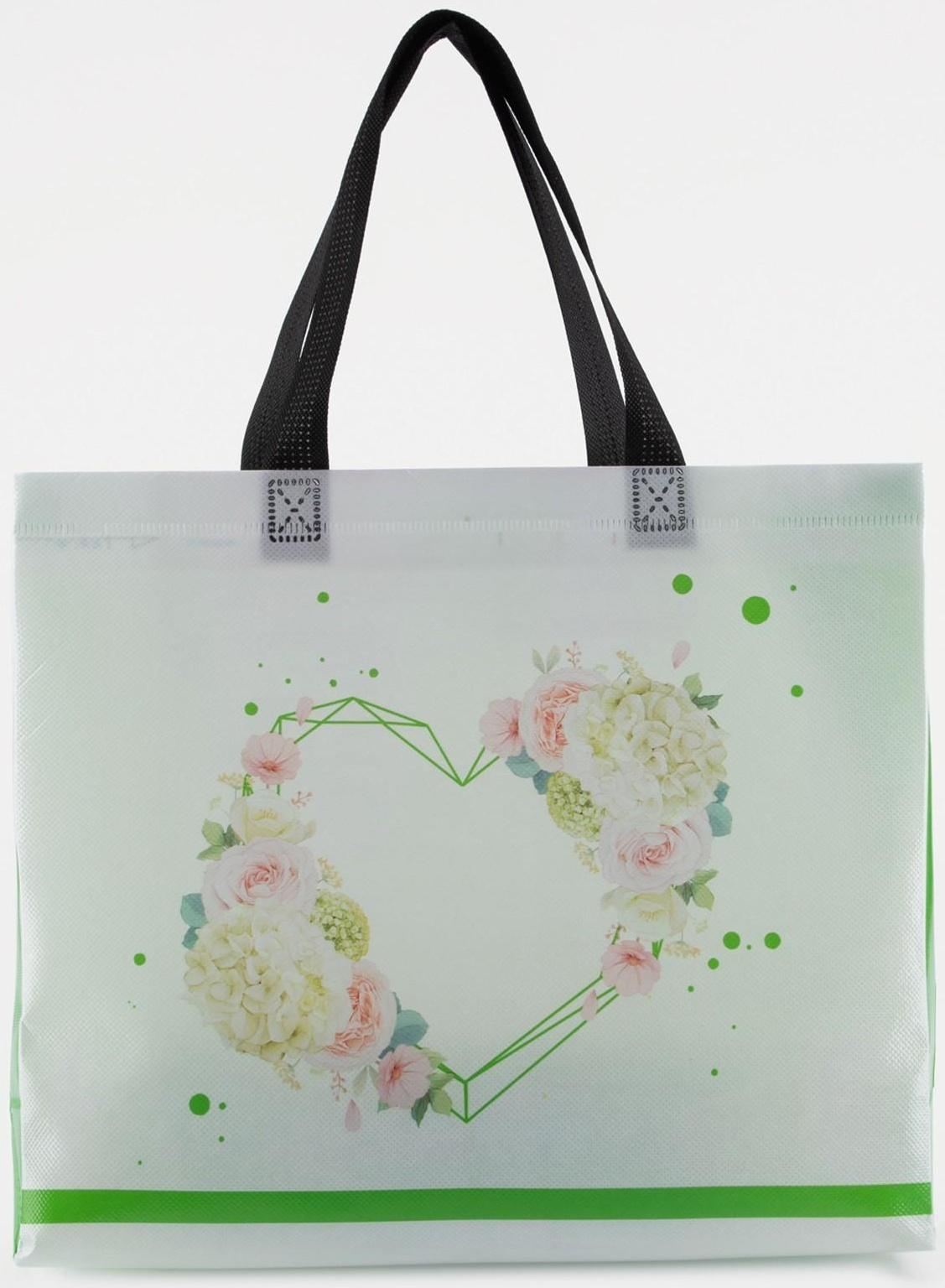 Сумка хозяйственная без застёжки, цвет белый