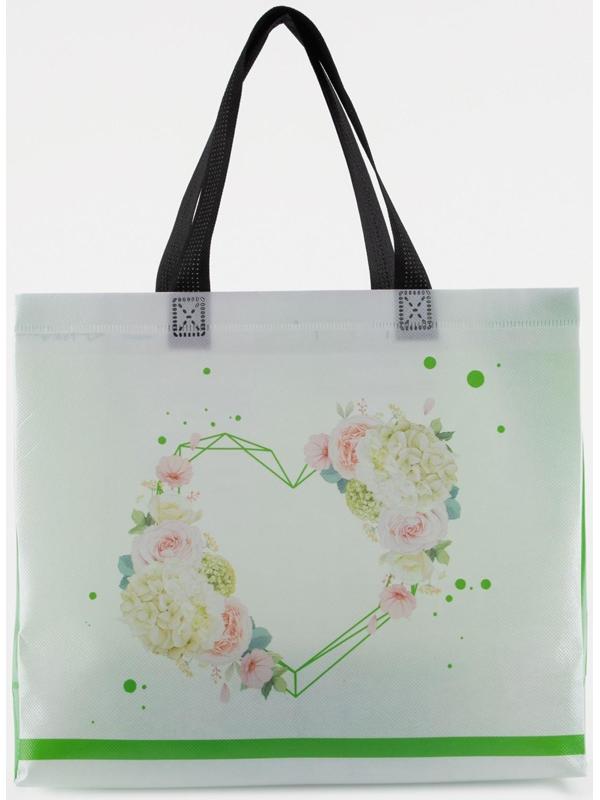 Сумка хозяйственная без застёжки, цвет белый