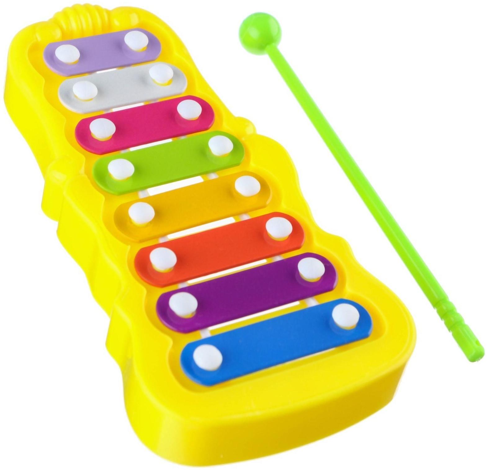 Металлофон фигурный «Смешарики», цвета МИКС