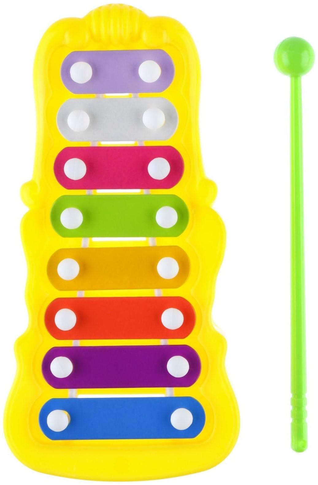 Металлофон фигурный «Смешарики», цвета МИКС