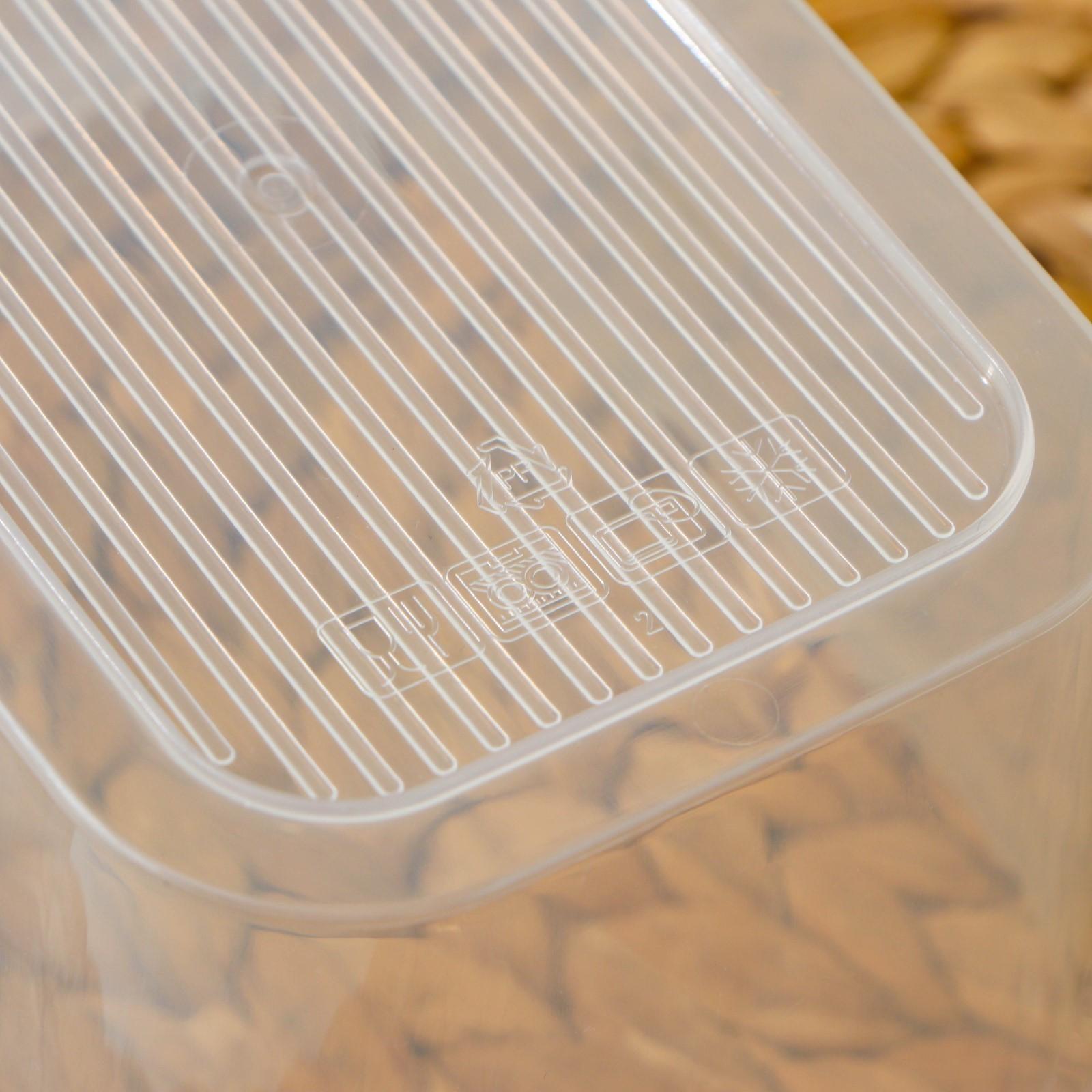 Набор контейнеров пищевых с паровыпуском, 3 шт: 750 мл; 500 мл; 500 мл, прямоугольные, цвет МИКС