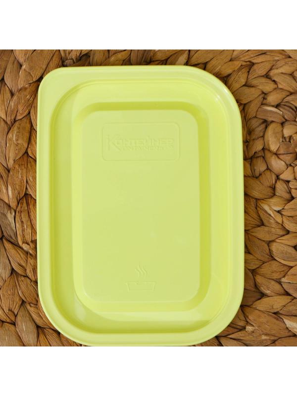 Набор контейнеров пищевых с паровыпуском, 3 шт: 750 мл; 500 мл; 500 мл, прямоугольные, цвет МИКС