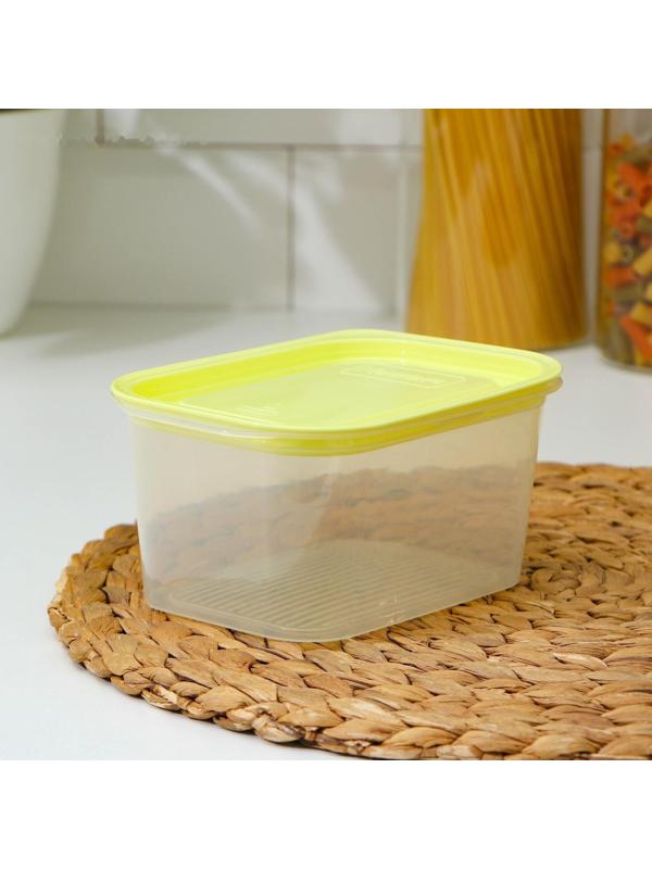 Набор контейнеров пищевых с паровыпуском, 3 шт: 750 мл; 500 мл; 500 мл, прямоугольные, цвет МИКС