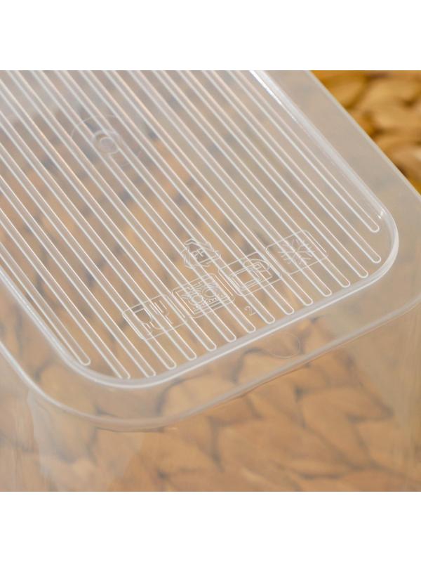 Набор контейнеров пищевых с паровыпуском, 3 шт: 750 мл; 500 мл; 500 мл, прямоугольные, цвет МИКС