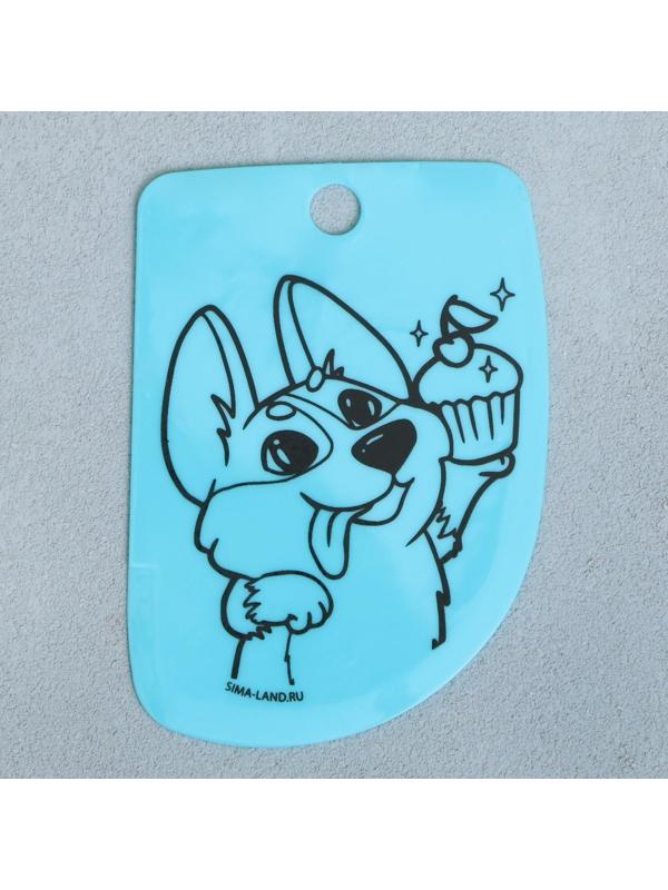 Набор кондитерских шпателей 11.5×8 см, 11.2×6.5 см, 10×7 см «Вкусняшки», 3 шт