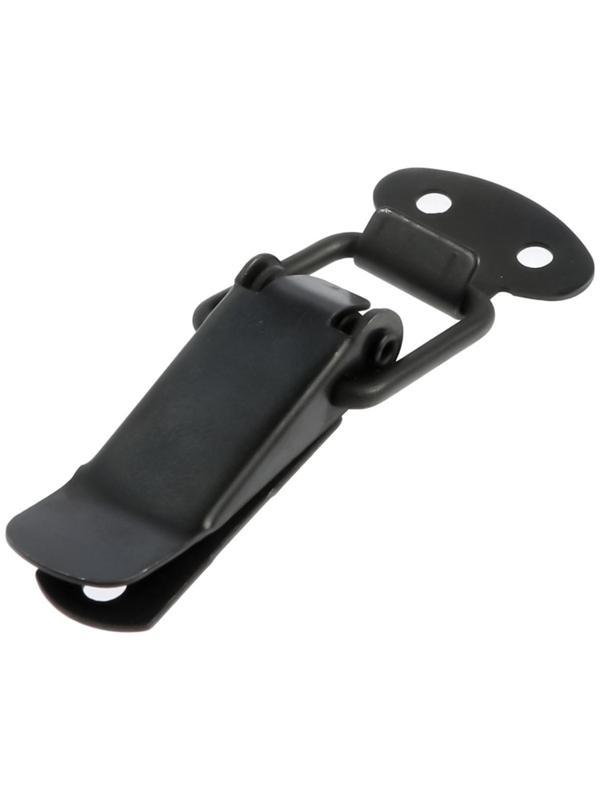 Замок-защелка на ящик, 4,5 см, железный, цвет черный,10 шт