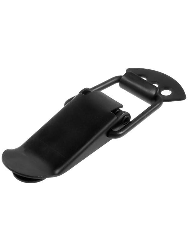 Замок-защелка на ящик, 5,5 см, железный, цвет черный,10 шт