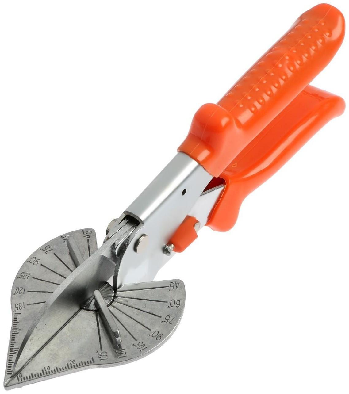 Ножницы универсальные ТУНДРА, SK5, по пластику, резине, дереву, углы 45 - 135°, 220 мм